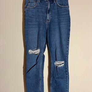 Abercrombie & Fitch The Ankle Straight Ultra High Rise